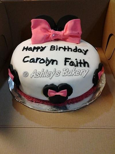 Mini mouse cake - Cake by Ashley's Bakery