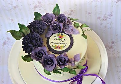 Shades of purple  - Cake by Sugar Stories
