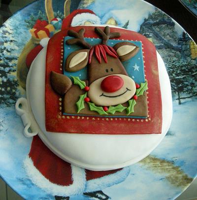 Christmas cake 2 - Cake by Cláudia Oliveira