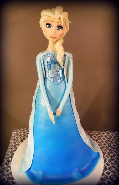 Elsa!! - Cake by Sassy's Cakes