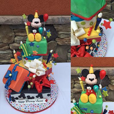 Mickey 1st Birthday - Cake by Heidi