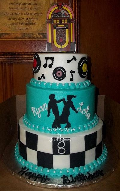 Sock Hop - Cake by Sugar Sweet Cakes