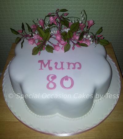 80th Birthday Cake - Cake by Teresa Bryant