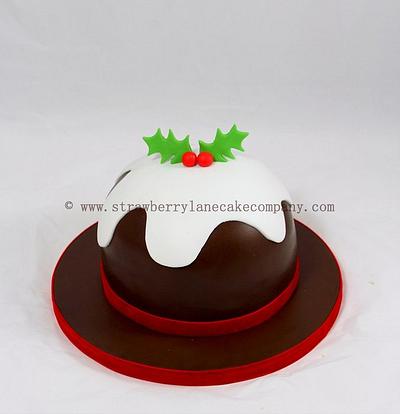 Christmas Pudding Cake - Cake by Strawberry Lane Cake Company