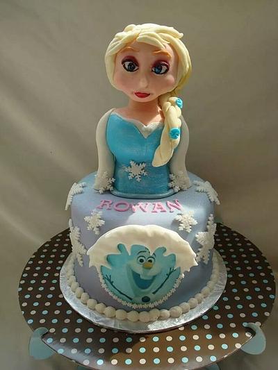 Elsa cake - Cake by Bubbycakes
