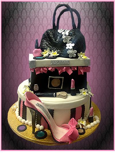 Fashionista cake - Cake by MsTreatz