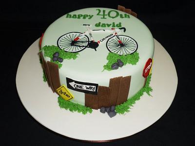 David's Bike - Cake by fishabel