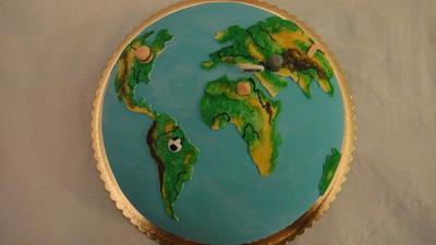 The whole world is in your hands! - Cake by Irina Vakhromkina