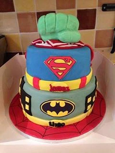 superhero cake - Cake by Lou Lou's Cakes
