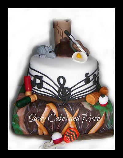 About us Wedding Cake - Cake by SassyCakesandMore