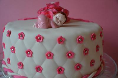 Baby Dedication Cake - Cake by Esther Williams