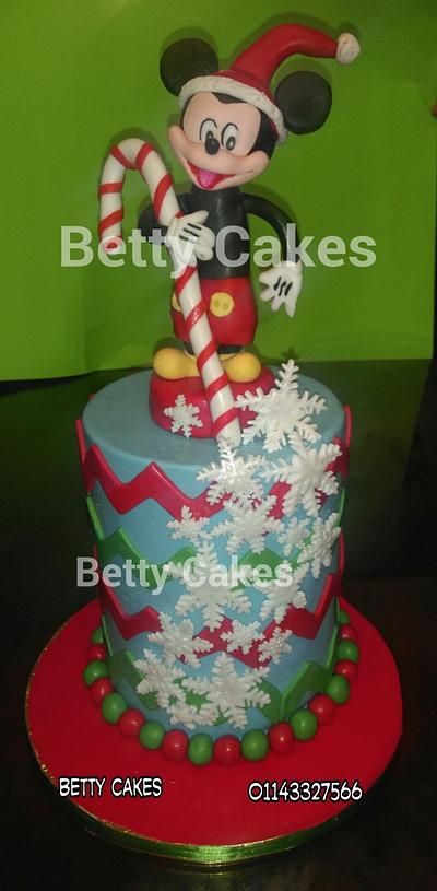 mickey mouse christmas - Cake by BettyCakesEbthal 