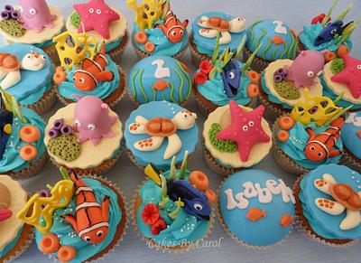 Finding Nemo Cupcakes - Cake by Carol