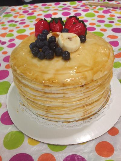 Stack of Pancakes  - Cake by Lilissweets