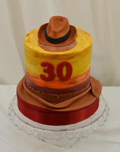 Fedora Hat on a Cake 2 - Cake by Sugarpixy