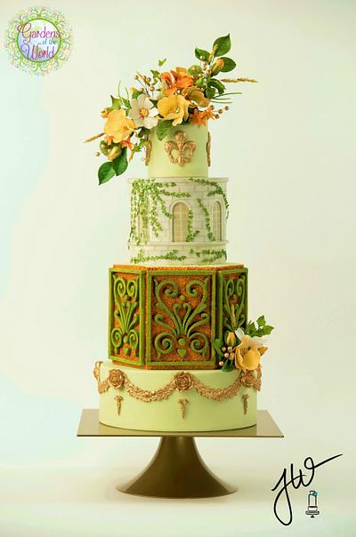 Carnavalet en Fleur - Cake by Jeanne Winslow