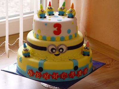 Minion cake - Cake by Mariya Georgieva