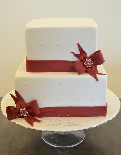 anniversary cake - Cake by SaldiDiena