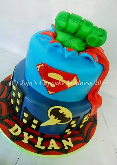 Superheros! - Cake by JojosCupcakeMadness