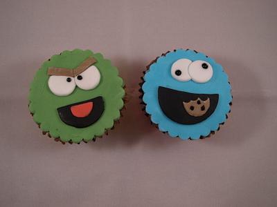 Sesame Street Cupcakes - Cake by Cathy's Cakes