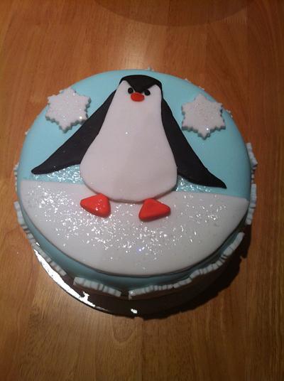 Penguin Christmas cake - Cake by Mayasbakingboutique