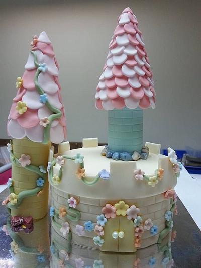 Little flower castle  - Cake by Orange