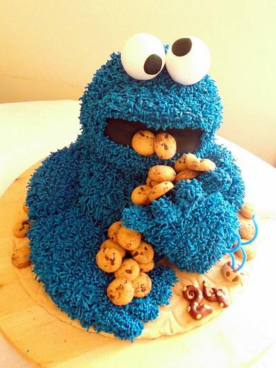 Cookies Monster - Cake by Gulodoces