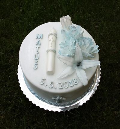 First holy communion cake - Cake by AndyCake