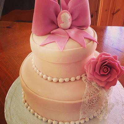 Hat box cake  - Cake by Lorna