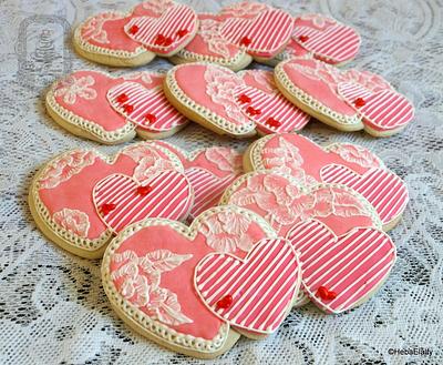 Valentine cookie set #1 - Cake by Sweet Dreams by Heba 