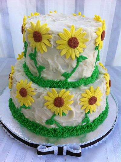 Daisy Bachelorette Cake - Cake by horsecountrycakes