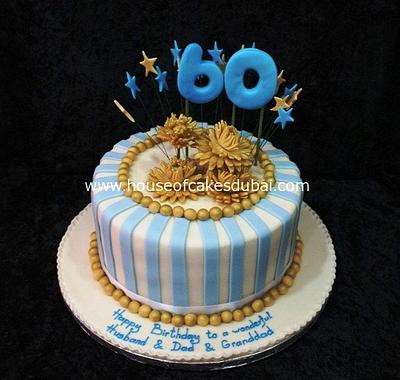 60th birthday cake - Cake by The House of Cakes Dubai