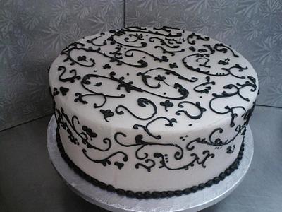 Black and white - Cake by Jaime VanderWoude