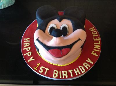 Mickey Mouse cake - Cake by Iced Images Cakes (Karen Ker)
