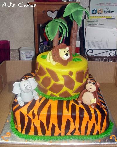 Jungle Birthday Cake - Cake by Amanda Reinsbach