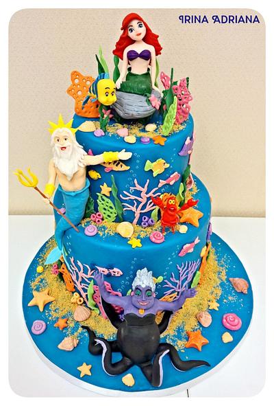The Little Mermaid - Cake by Irina-Adriana