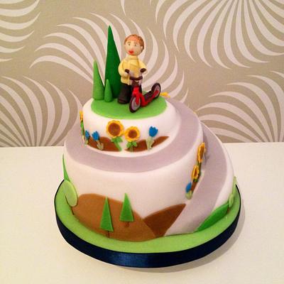 Up a hill - Cake by Dasa