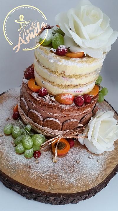 Naked wedding cake - Cake by Torte Amela