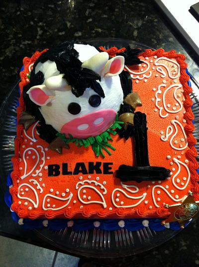 Blake is one! - Cake by ashtobmom