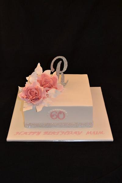60th Birthday cake - Cake by Sue Ghabach