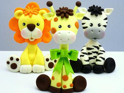 Safari cake toppers - Cake by Alex