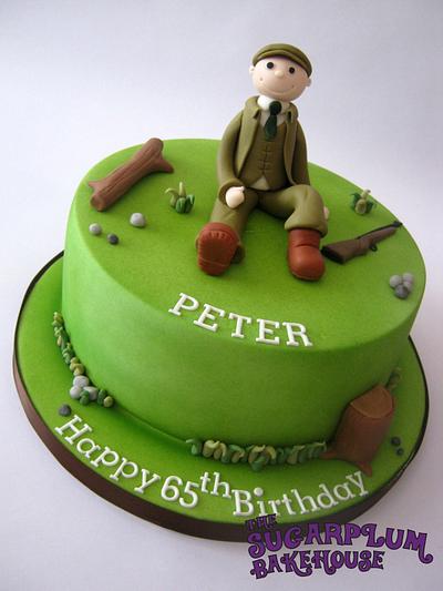 Shooting Themed Birthday Cake - Cake by Sam Harrison