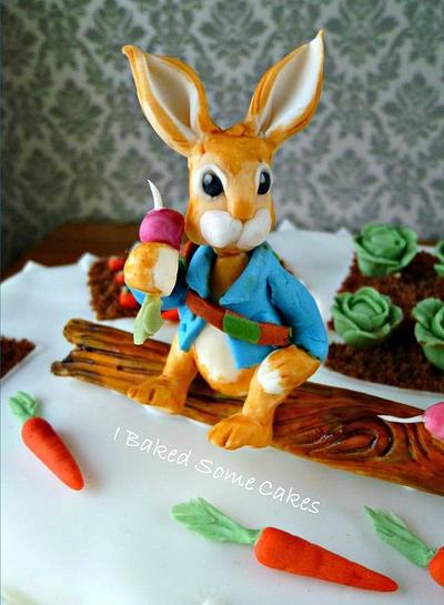 Peter Rabbit number 4 cake - Cake by Julie, I Baked Some Cakes