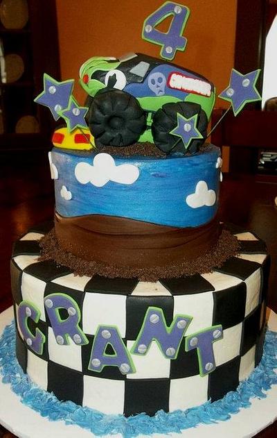 Monster Truck 2-tier Cake - Cake by WinchesterDeb