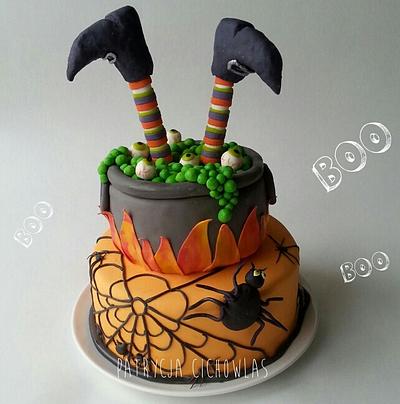 Halloween cake - Cake by Hokus Pokus Cakes- Patrycja Cichowlas