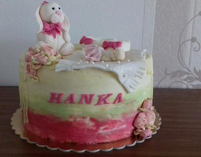 Hanka's christening cake - Cake by Ellyys