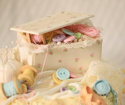 Sewing theme cake  - Cake by Reema siraj