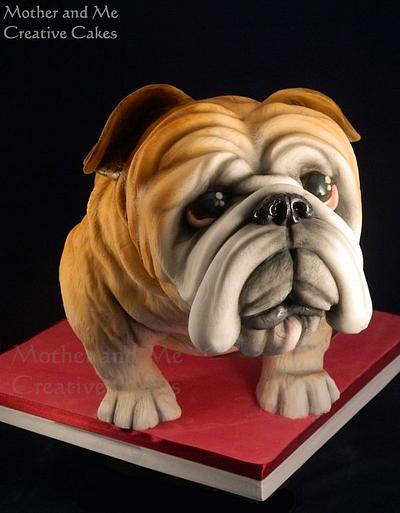 British Bulldog 3-D - Cake by Mother and Me Creative Cakes
