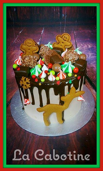 Christmas old fashion drip cake - Cake by La Cabotine