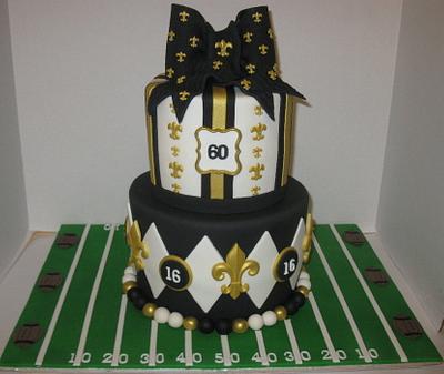 New Orleans Saints - Cake by DoobieAlexander